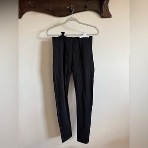 Freddy WRUP Black High-Waist Classic Leggings with Front Zip
